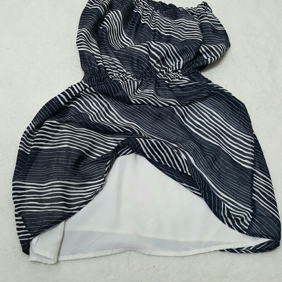 GAP Summer Dress Blue/White Size M - Picture 6 of 8